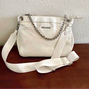 Steve Madden white  convertible crossbody   bag